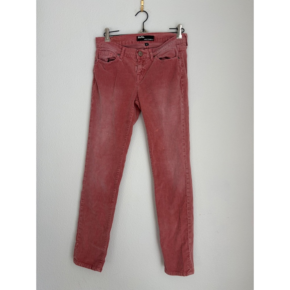 BDG‎ Ankle Cigarette Corduroy Pants Rose Pink Slim Fit Size 27 Urban Outfitters